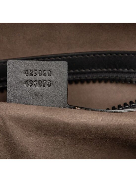 Gucci GG Supreme Backpack Beige Black Leather main image 6